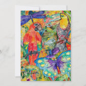 Butterfly Dragonfly Canvas print | funny gift シーズンカード (正面)