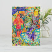 Butterfly  Dragonfly Canvas print |  funny gift シーズンカード (スタンド正面)