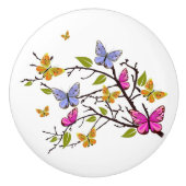  Butterfly drawer knobs ceramic セラミックノブ (正面)