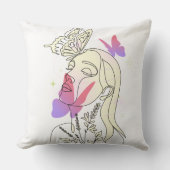 Butterfly Dream – Women’s Artistic throw pillows クッション (正面)
