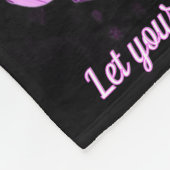 Butterfly Dreams - Cozy Baby Wrap フリースブランケット (角)