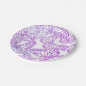 Butterfly Dreams (Lavender) ペーパープレート (アングル)