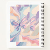 Butterfly Dreams Notebook – Soft Pastel Cover, Lin ノートブック (裏面)