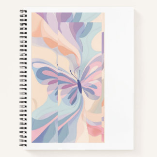 Butterfly Dreams Notebook – Soft Pastel Cover, Lin ノートブック