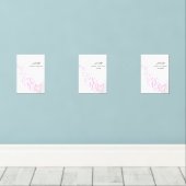 Butterfly Dua Wall Art – Ramadan Set  (ウッドフロア)