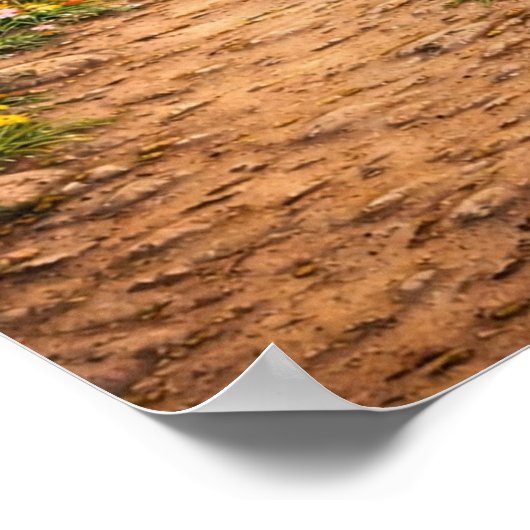 Butterfly Fairy Mountain Hiker | Fairycore Flower ポスター (角)