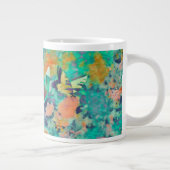 Butterfly & Feather Floral ジャンボコーヒーマグカップ (右)