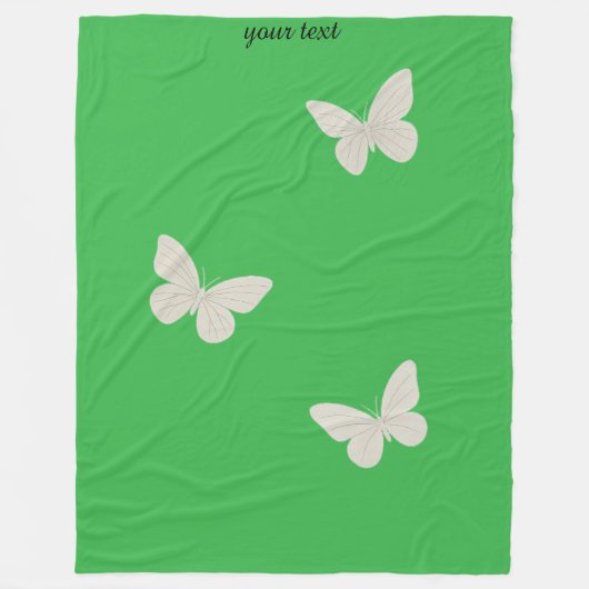 Butterfly Fleece Blanket フリースブランケット (正面)