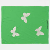 Butterfly Fleece Blanket フリースブランケット (正面(横))