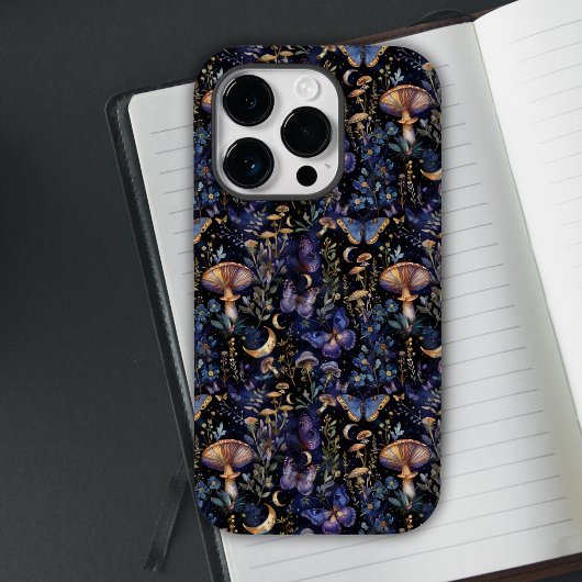 Butterfly Floral Celestial Mystical Pattern Case-Mate iPhoneケース