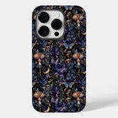 Butterfly Floral Celestial Mystical Pattern Case-Mate iPhoneケース (裏面)