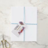 Butterfly Floral Gift Bag -Customization Available ギフトタグ (より糸つき)