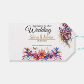 Butterfly Floral Gift Bag -Customization Available ギフトタグ (正面(横))