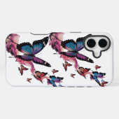 Butterfly Flow iPhone 16 Plus カース – 変容 iPhoneケース (裏面横)