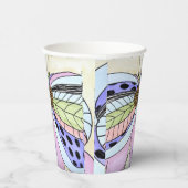 Butterfly Flower Blank 紙コップ (右)