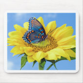butterfly_flower_mousepad マウスパッド (正面)