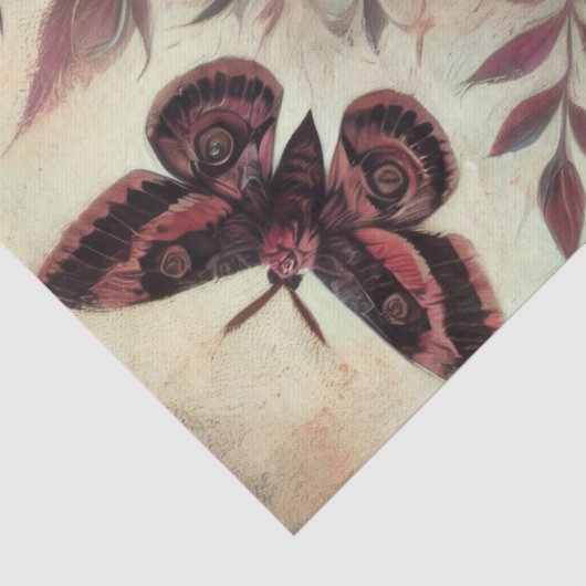 Butterfly Flowers Butterflies Whimsical Decoupage 薄葉紙 (詳細)