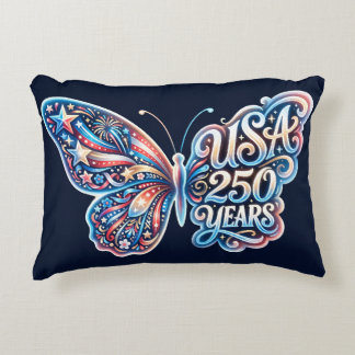 Butterfly for the USA 250th anniversary アクセントクッション