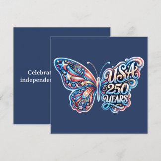 Butterfly for the USA 250th anniversary シーズンカード