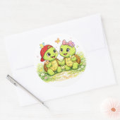 Butterfly Friends ラウンドシール (封筒)