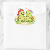 Butterfly Friends ラウンドシール (バッグ)