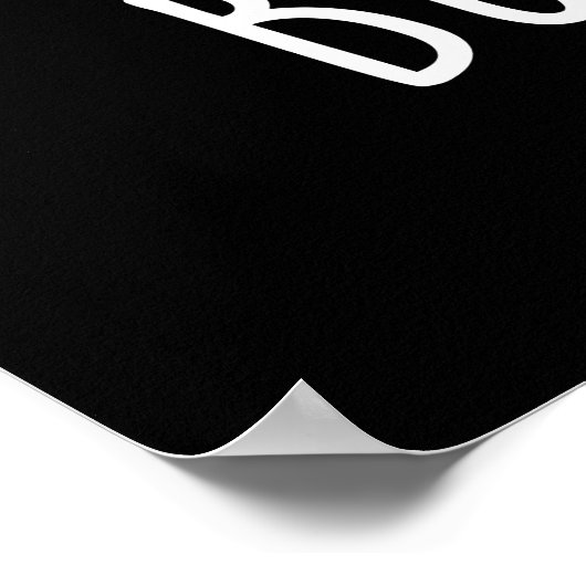 Butterfly Funny Butter With Wings Pun Dark BG ポスター (角)