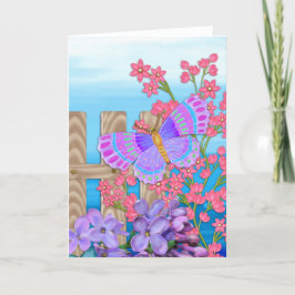 Butterfly Garden 3D ファンシー 空白 ステーショナリー ノートカード