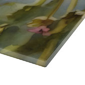 Butterfly Garden Art Glass Cutting Board カッティングボード (角)