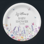 Butterfly Garden Baby Shower Paper Plates ペーパープレート<br><div class="desc">Enjoy your favorite baby shower treats on these beautiful paper plates. The cheerful palette of blooming wildflowers and graceful butterflies is perfect for a butterfly baby shower theme, wildflower baby shower, baby in bloom shower, garden party baby shower, or spring and summer baby shower celebration, while the hand-painted details add...</div>