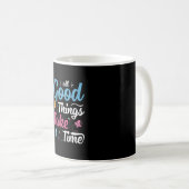Butterfly Gift | All Good Things Take Time コーヒーマグカップ (正面右)