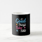 Butterfly Gift | All Good Things Take Time コーヒーマグカップ (中央)