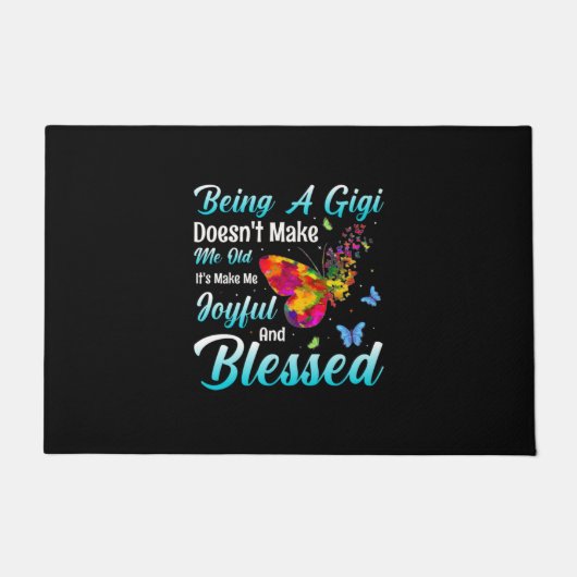 Butterfly Gift | Being A GiGi ドアマット (正面)