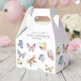 Butterfly Girl Baby Shower Paper Cup フェイバーボックス