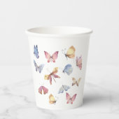 Butterfly Girl Baby Shower Paper Cup 紙コップ (正面)
