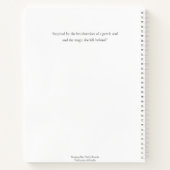 Butterfly Goddess Art Journal – Soulful Spirit ノートブック (裏面)