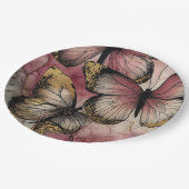 Butterfly grace ペーパープレート (アングル)