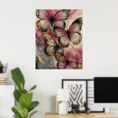 Butterfly grace ポスター (ホームオフィス)