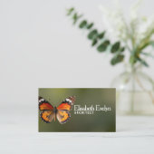 Butterfly Grace: Nature-Inspired Business Card 名刺 (スタンド正面)