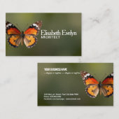 Butterfly Grace: Nature-Inspired Business Card 名刺 (正面/裏面)