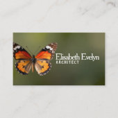 Butterfly Grace: Nature-Inspired Business Card 名刺 (正面)