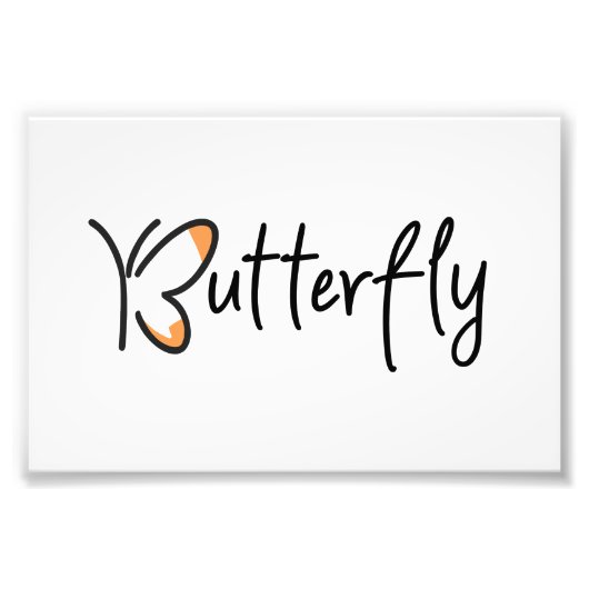 Butterfly Graphic Design, Butterfly フォトプリント (正面)