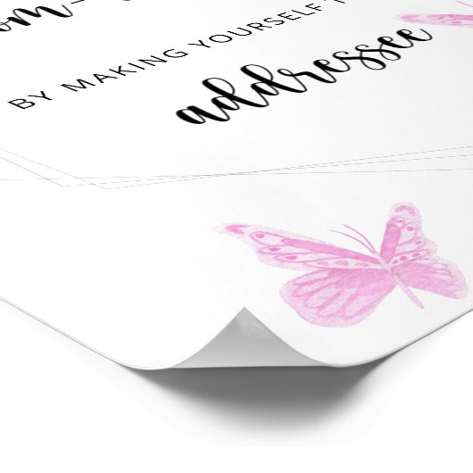 Butterfly Help the Busy Mom-to-Be  ポスター (角)