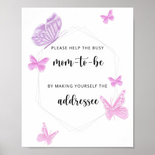 Butterfly Help the Busy Mom-to-Be  ポスター