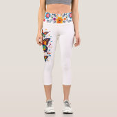 Butterfly High-Waist Capri Leggings カプリレギンス (正面)