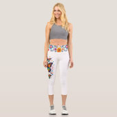 Butterfly High-Waist Capri Leggings カプリレギンス (正面)