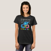 Butterfly His Fight Is My Fight Autism Awareness Tシャツ (正面フル)
