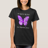 Butterfly His Fight Is My Fight Chiari Malformatio Tシャツ (正面)