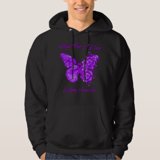 Butterfly Hope For A Cure Epilepsy Awareness  パーカ