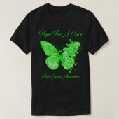 Butterfly Hope For A Cure Liver Cancer Awareness Tシャツ (デザイン正面)