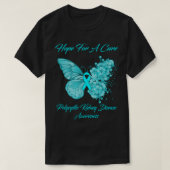 Butterfly Hope For A Cure Polycystic Kidney Diseas Tシャツ (デザイン正面)
